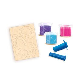 SES Creative - Dough - Unicorn Neon Glitter - (S00410) / Toys