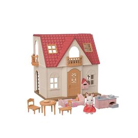 Sylvanian Families - New Red Roof Cosy Cottage Starter Home (5567) / Toys