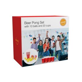 Winkee - Beer Pong Set - Classic Beer Pong - 20 cups and 10 balls / Gadgets