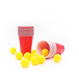 Winkee - Beer Pong Set - Classic Beer Pong - 20 cups and 10 balls / Gadgets