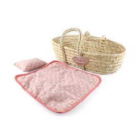 Happy Friend - Wicker Moses Basket (504318) / Toys