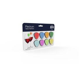 Winkee - Drinks Markers - Plectrum Glass Markers - Set of 8 / Gadgets