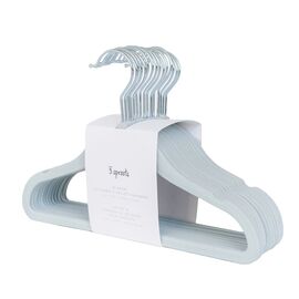 3 Sprouts - Velour Hanger (15 pcs.) - Blue / Baby and Children