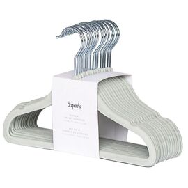 3 Sprouts - Velvet Hanger (set of 15) - Seafoam / Baby and Children