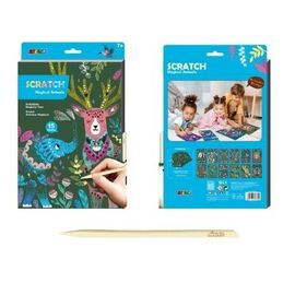 Avenir - Magical Animals Scratch Book - (58CH221834) / Toys