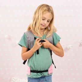 Bayer - Doll Carrier - Grey & Pink (62233AA) / Toys