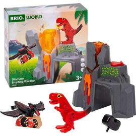BRIO - Active volcano with dinosaurs - (36092) / Toys