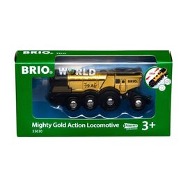 BRIO - Gold action locomotive (33630) / Toys