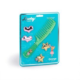 Lucky Doggy - Hair Accessories Green Brush - (OT-LDA5006) / Toys