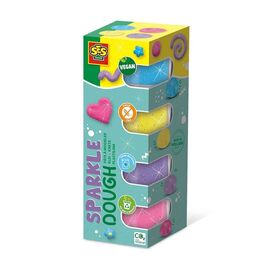 SES Creative - Dough - Feel Good Sparkle 4x90gr - (S00515) / Toys