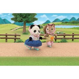 Sylvanian Families - Cycle & Skate Set - Panda Girl (5652) / Toys