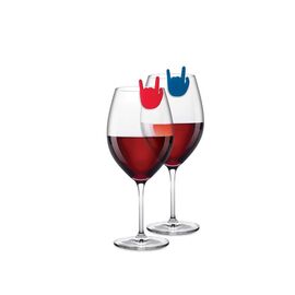 Winkee - Drinks Markers - Rock Hand Glass Marker - Set of 8 / Gadgets