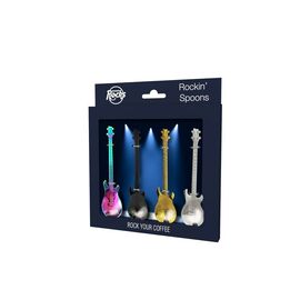 Winkee - Rockin' Guitar Spoon Set - 4 pcs / Gadgets