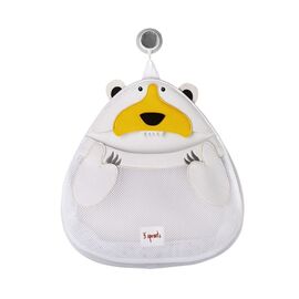 3 Sprouts - Bath Storage - White Polar Bear / Baby and Children