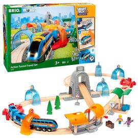 BRIO - Smart Tech Sound Action Tunnel Travel Set (33972) / Toys
