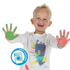 SES Creative - Fingerpaint Primary 4x110ml - (S00391) / Toys