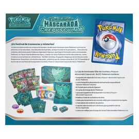 Spanish Pokemon Scarlet & Purple Mascarada Crepuscular Collectible card game case |  Techbox