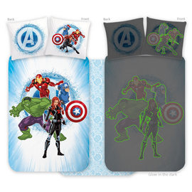 Bed Linen - Junior Size 100 x 140 cm - Avengers 91 Glow (1029345) / Baby and Children |  Techbox