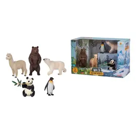 Simba - Nature World - Wild Animals Set (104343104) / Toys