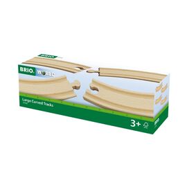 BRIO - Large Curved Tracks (33342) / Toys