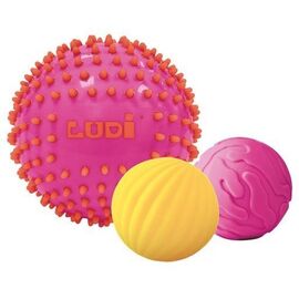 Ludi - Sensory ball set - pink - LU30022 / Toys