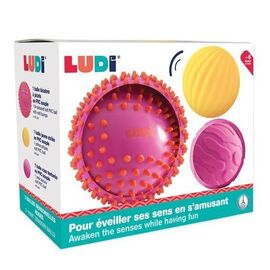 Ludi - Sensory ball set - pink - LU30022 / Toys