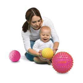 Ludi - Sensory ball set - pink - LU30022 / Toys
