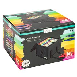Nassau - Round dual markers (168 pcs) (AR0113) / Toys