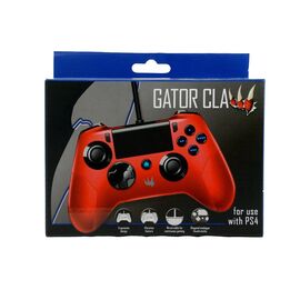 Playstation 4 - Gator Claw Wired Controller (Red) (ORB) / PlayStation 3 | Techbox