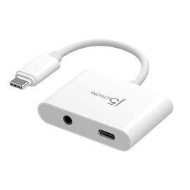 J5create - USB-C To 3.5mm Audio Adapter With Power Delivery / Computers