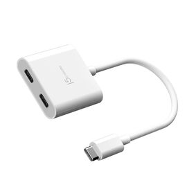 J5create - USB-C To Dual USB-C With Video Or Power Delivery / Computers