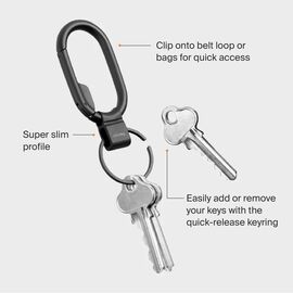 Orbitkey - Clip Mini- Black / Gadgets