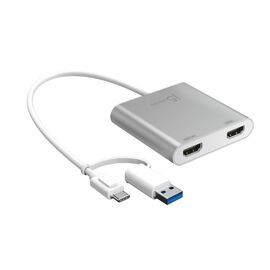 J5create - USB-C To Dual HDMI Multi-Monitor Adapter / Computers
