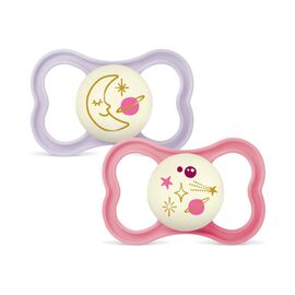 MAM - Air Night Silk 16-36m 2p Box V - Pink / Baby and Children