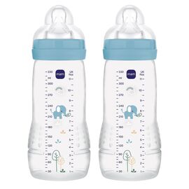 MAM - Easy Active Baby Bottle - Blue - 330ml / Baby and Children