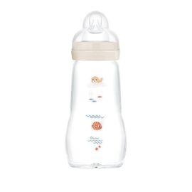 MAM - Feel Good Glass Bottle - Neutral - 260 ml / Baby and Children