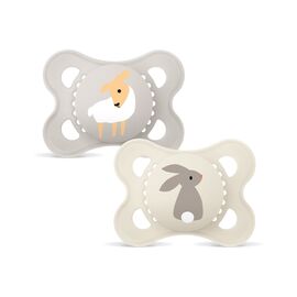 MAM - Original Silk Pacifiers - Neutral - 0-6m / Baby and Children