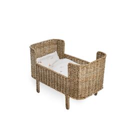 Smallstuff - Rosaline doll bed - natural seagrass (53000-03) / Toys