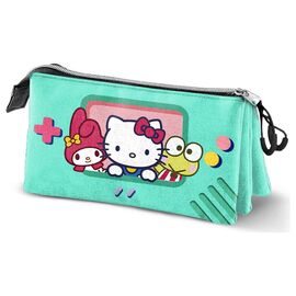 Hello Kitty and Friends Videogame triple pencil case |  Techbox