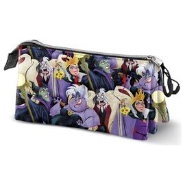 Disney Villains triple pencil case |  Techbox