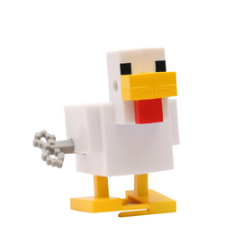 MINECRAFT S2 3D WIND-UP TOY - CHICKEN & JOCKEY - Model Kits - Collectibles - Techbox
