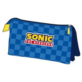 Sonic the Hedgehog triple pencil case |  Techbox
