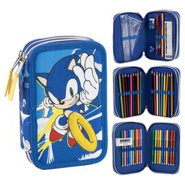 Sonic the Hedgehog triple pencil case |  Techbox