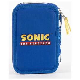 Sonic the Hedgehog triple pencil case |  Techbox