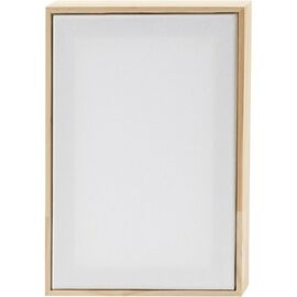 (Bundle) Stretched Canvas with Frame - size 15,8x23,8 cm - 280 g - white (25732) / Toys