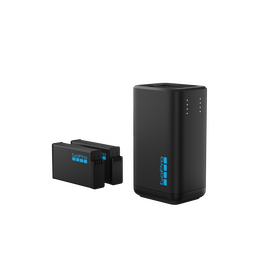 GoPro - Dual Battery Charger For MAX2 - 2 Enuro Batteries Included / Electronics