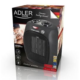Adler AD 7702 Fan electric space heater Indoor Stainless steel 1500 W | Techbox