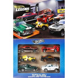 Hot Wheels - Die-cast Toy Cars & Trucks, Set of 6 HW Legends Vehicles (JBY78) / Toys