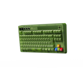 8Bitdo - Mechanical Keyboard Xbox Ed ISO (UK) - Green - 87 Keys Layout / Computers