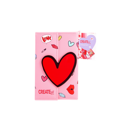 Create It! - Makeup Book Magnet Closure Heart (884526) / Toys